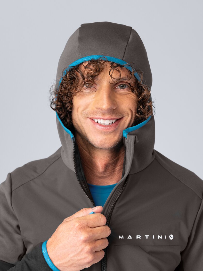 Martini Sportswear - Peakpower Hybrid Windbreaker Jacket M - Hybridjacken in steel-mars - Detail 7 - Herren
