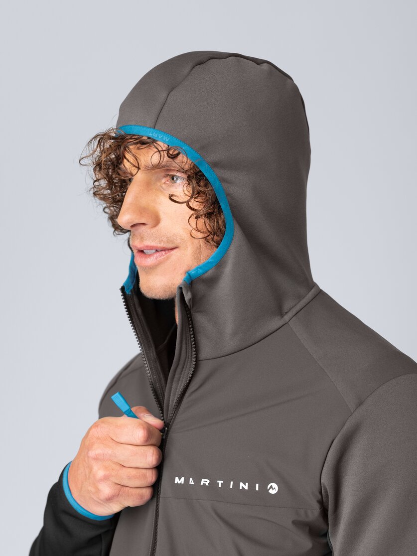Martini Sportswear - Peakpower Hybrid Windbreaker Jacket M - Hybridjacken in steel-mars - Detail 8 - Herren