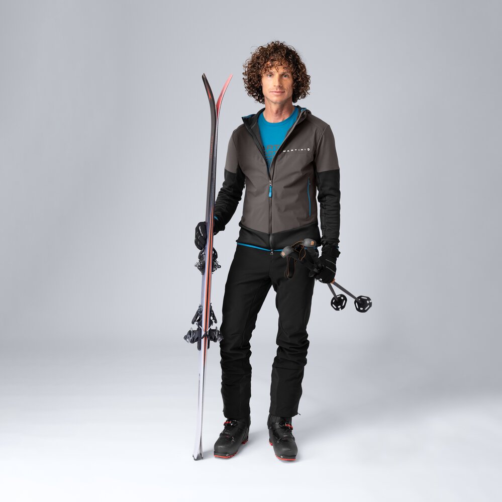 Martini Sportswear - Peakpower Hybrid Windbreaker Jacket M - Hybridjacken in steel-mars - Vollständiges Outfit - Herren