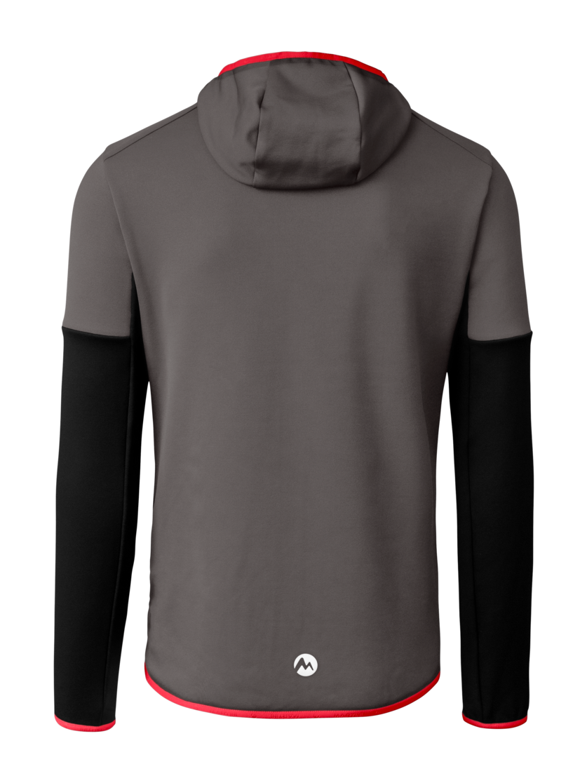 Martini Sportswear - Peakpower Hybrid Windbreaker Jacket M - Giacche ibride in steel-mars - vista posteriore - Uomo