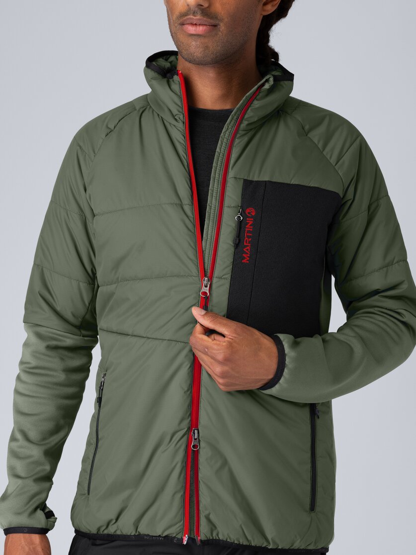 Martini Sportswear - Horizon Hybrid Jacket Primaloft® M - Hybrid jackets in seaport-lava - Detail 5 - Men