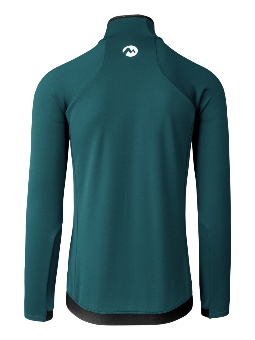 Martini Sportswear - Horizon Midlayer Jacket M - Fleece in seaport-lava - rear view - Men