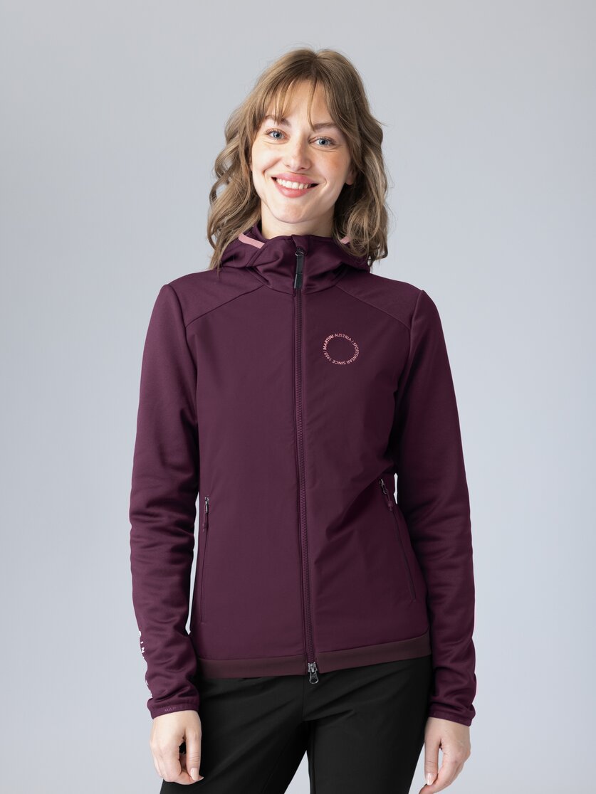Martini Sportswear - Argon Hybrid Windbreaker Jacket W - Giacche ibride in seaport-scooter - vista frontale modello - Donna