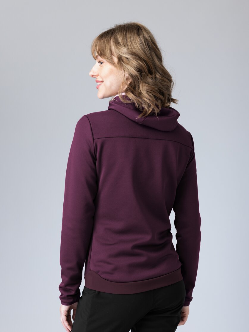 Martini Sportswear - Argon Hybrid Windbreaker Jacket W - Hybridjacken in seaport-scooter - Rückansicht Model - Damen
