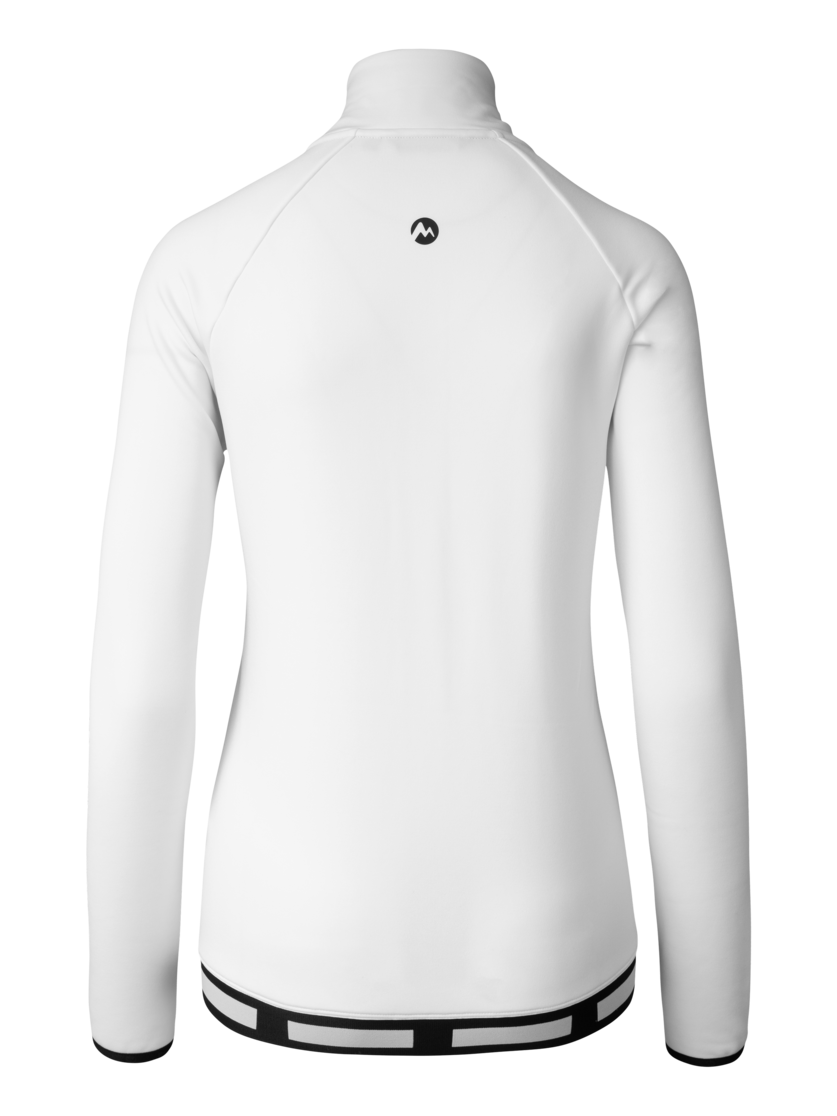 Martini Sportswear - Horizon Midlayer Jacket W - Fleecejacke in white - Rückansicht - Damen