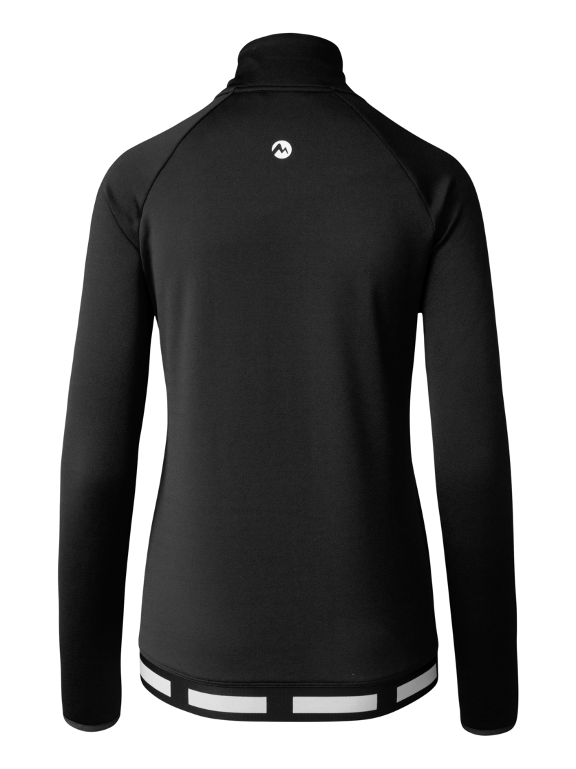 Martini Sportswear - Horizon Midlayer Jacket W - Fleecejacke in black - Rückansicht - Damen