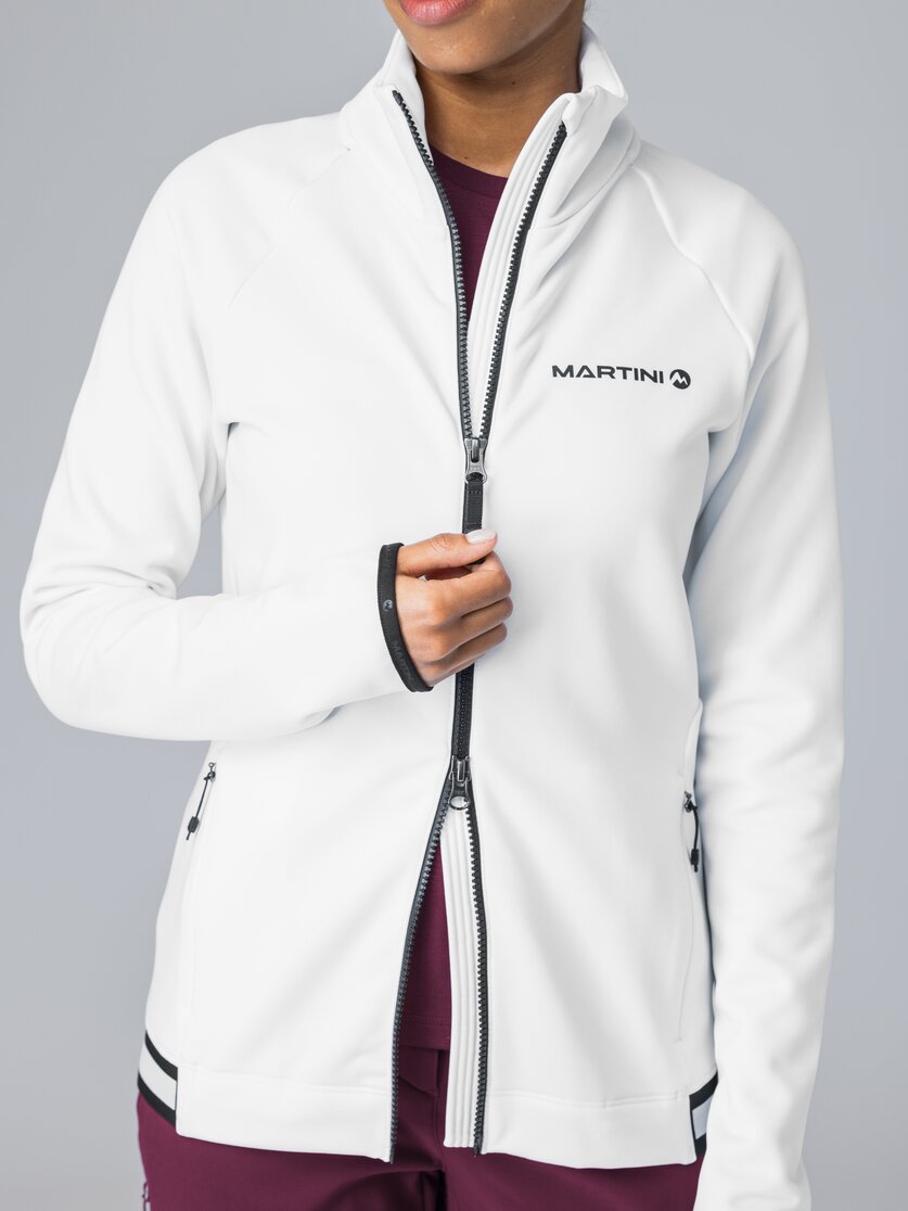 Martini Sportswear - Horizon Midlayer Jacket W - Fleecejacke in mosstone - Detail 3 - Damen