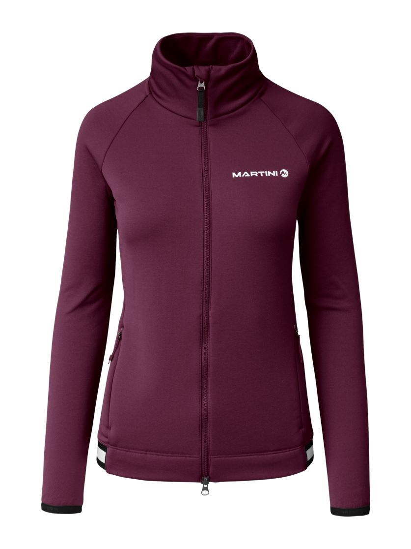Martini Sportswear - Horizon Midlayer Jacket W - Fleece in fairy tale - front view - Women