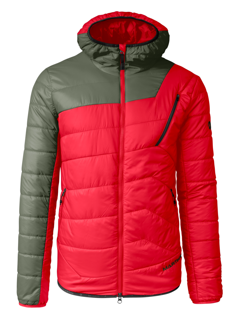 Martini Sportswear - Firstline Padded Jacket Primaloft® M - Primaloft & Gloft Jacken in mars-mosstone - Vorderansicht - Herren