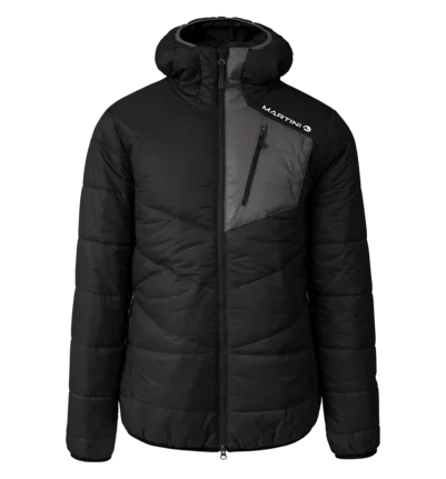 Martini Sportswear - Fullforce Padded Jacket G-LOFT® M - Primaloft & Gloft Jacken in black-steel - Vorderansicht - Herren