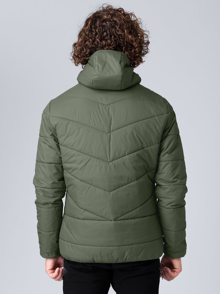 Martini Sportswear - Fullforce Padded Jacket G-LOFT® M - Giacche Primaloft e Gloft in seaport-lava - vista laterale modello - Uomo