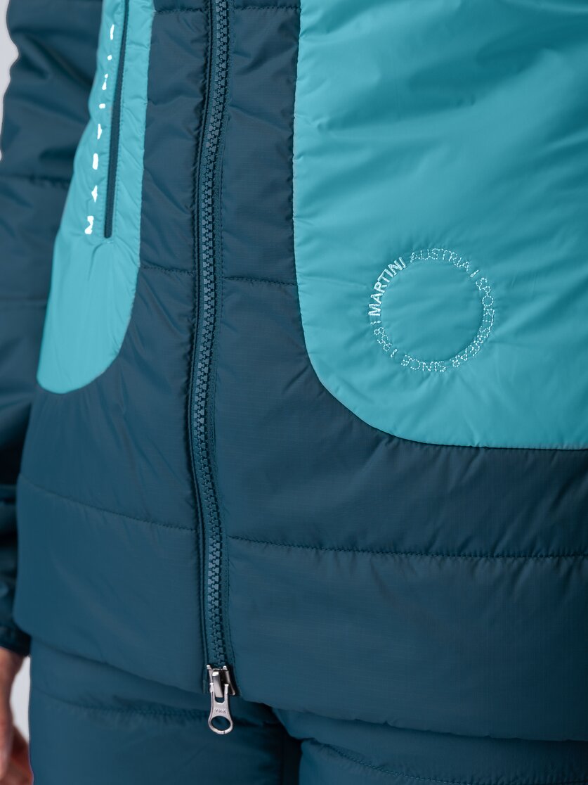 Martini Sportswear - Argon Padded Jacket G-LOFT® W - Primaloft & Gloft Jackets in seaport-scooter - Detail 1 - Women