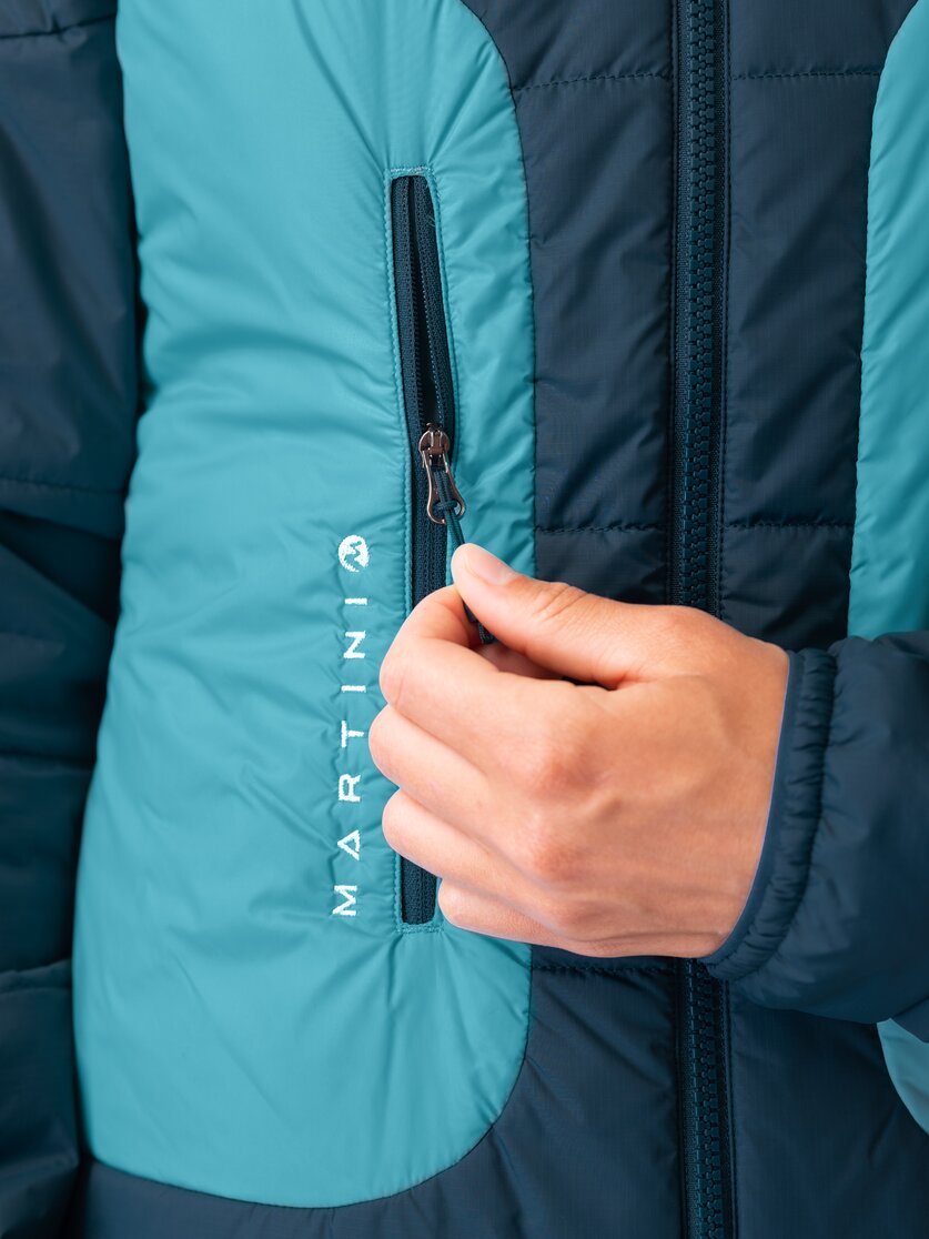 Martini Sportswear - Argon Padded Jacket G-LOFT® W - Primaloft & Gloft Jackets in seaport-scooter - Detail 3 - Women
