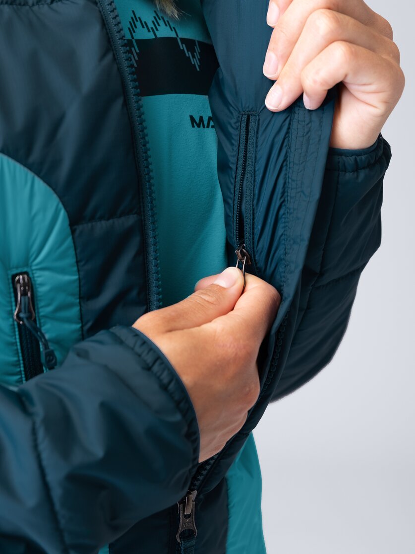 Martini Sportswear - Argon Padded Jacket G-LOFT® W - Primaloft & Gloft Jackets in seaport-scooter - Detail 5 - Women