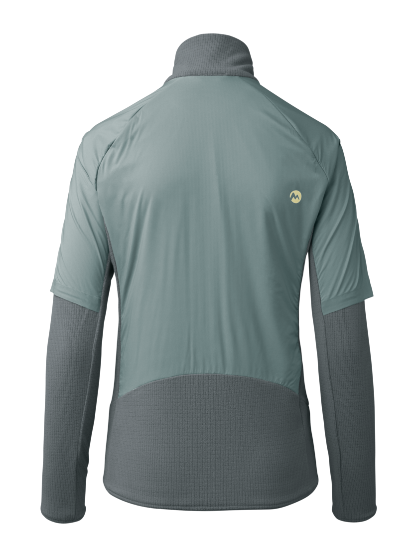 Martini Sportswear - Argon Hybrid Windbreaker Jacket W  - Giacca a vento in misty blue-storm - vista posteriore - Donna