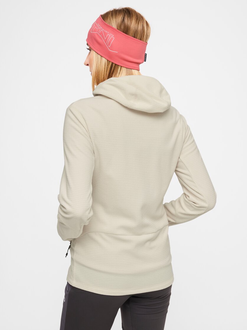 Martini Sportswear - Argon Midlayer Jacket W - Strati intermedi in black-granite - vista laterale modello - Donna
