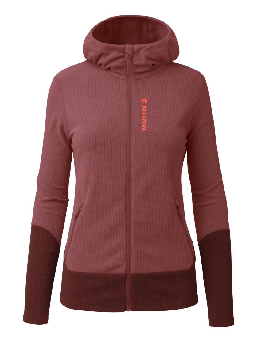 Martini Sportswear - Argon Midlayer Jacket W - Strati intermedi in winter apple-peakan - vista frontale - Donna