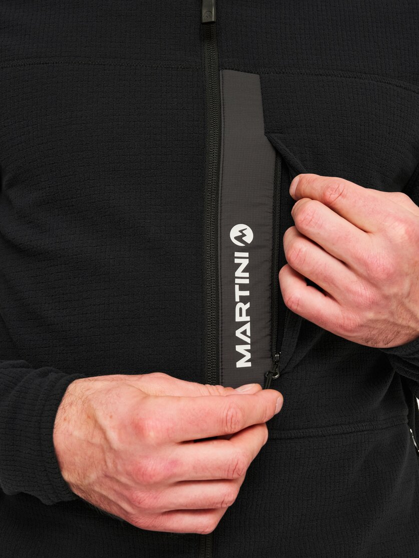 Martini Sportswear - Argon Midlayer Jacket M - Strati intermedi in black-granite - Dettaglio 3 - Uomo