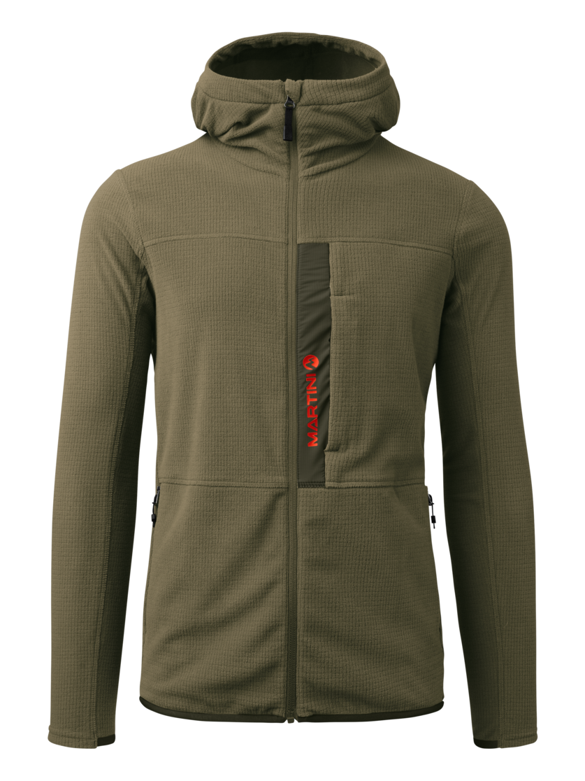 Martini Sportswear - Argon Midlayer Jacket M - Midlayers in spanish green-olive - Vorderansicht - Herren