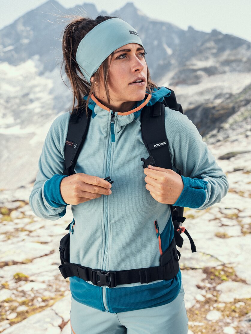 Martini Sportswear - Highventure ML Hooded Jacket W - Midlayers in granite-black - Detail 6 - Damen