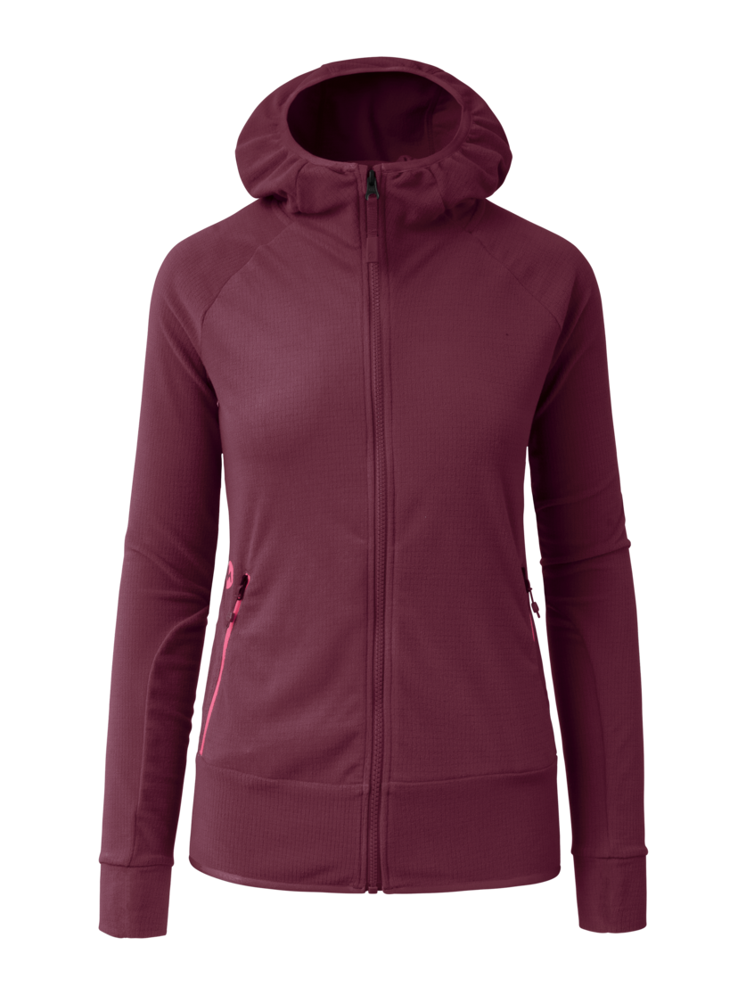 Martini Sportswear - Highventure ML Hooded Jacket W - Strati intermedi in plume - vista frontale - Donna