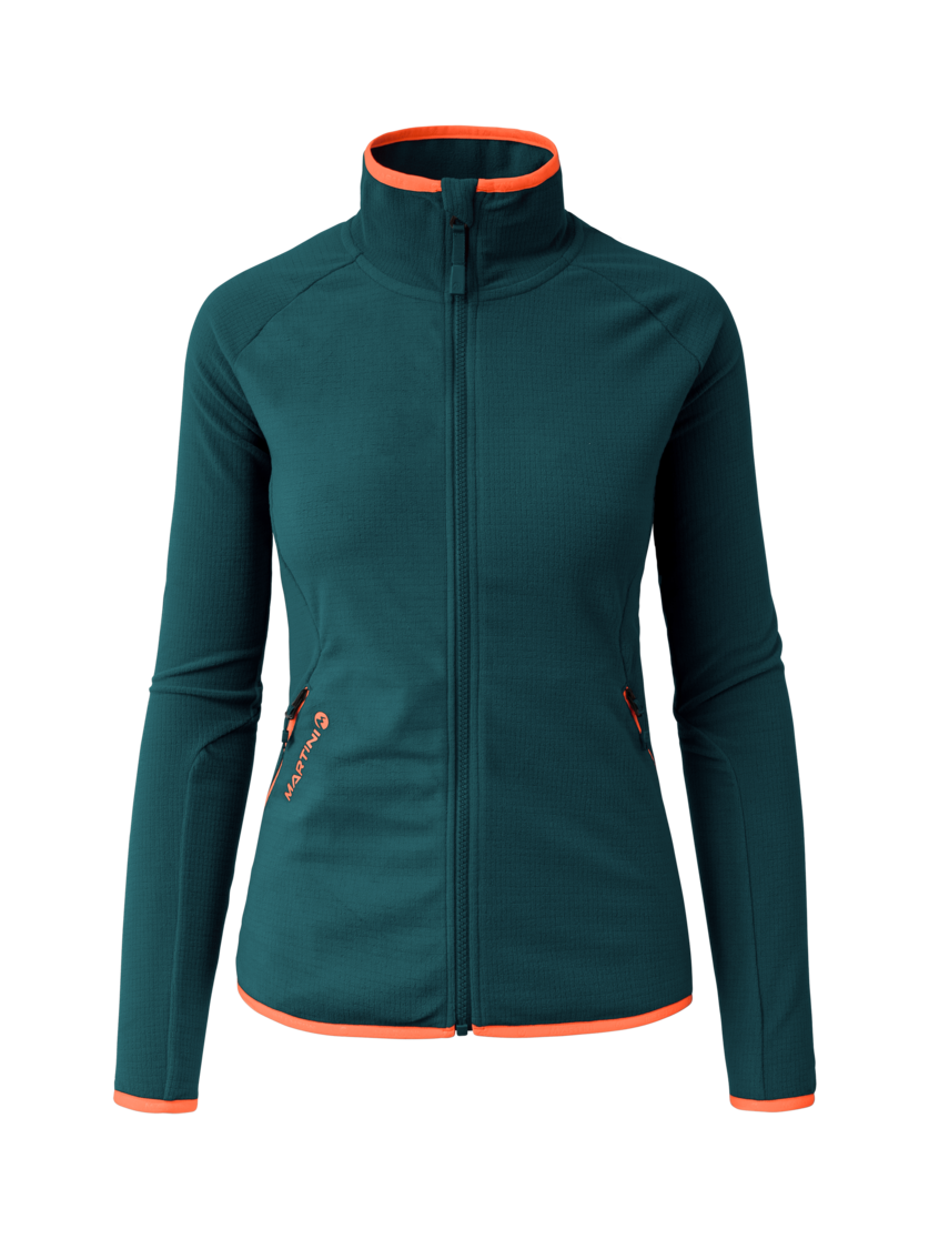 Martini Sportswear - Highventure ML Jacket W - Midlayers in seaport - front view - Women