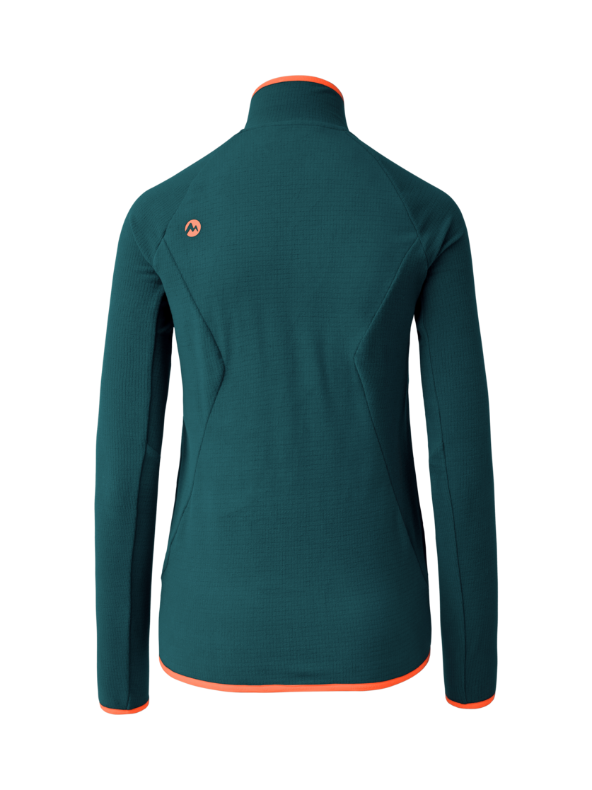 Martini Sportswear - Highventure ML Jacket W - Midlayers in seaport - rear view - Women