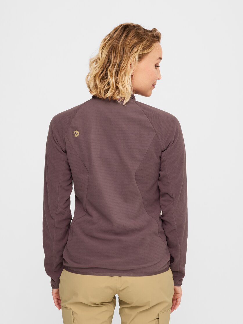 Martini Sportswear - Highventure ML Jacket W - Midlayers in seaport - rear view model - Women