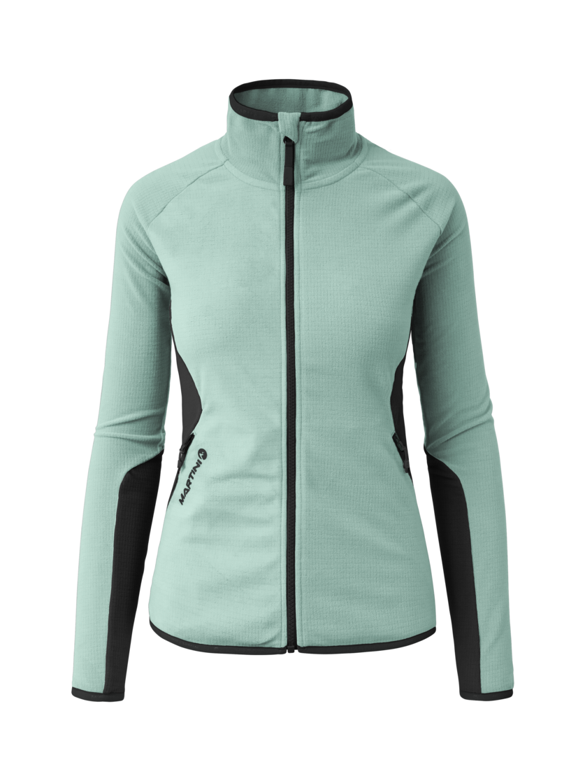 Martini Sportswear - Highventure ML Jacket W - Strati intermedi in ibiza blue-black - vista frontale - Donna