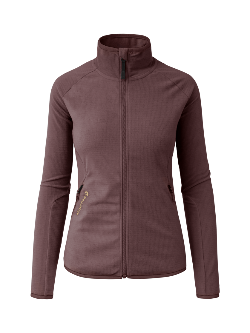 Martini Sportswear - Highventure ML Jacket W - Strati intermedi in clay - vista frontale - Donna