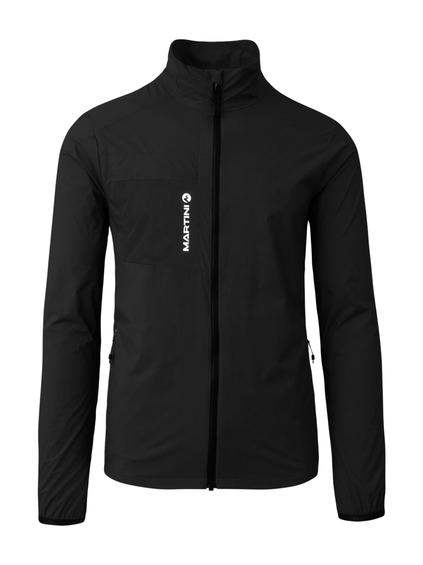 Martini Sportswear - Neverrest Windbreaker Jacket M - Windbreaker jackets in black-white - front view - Men