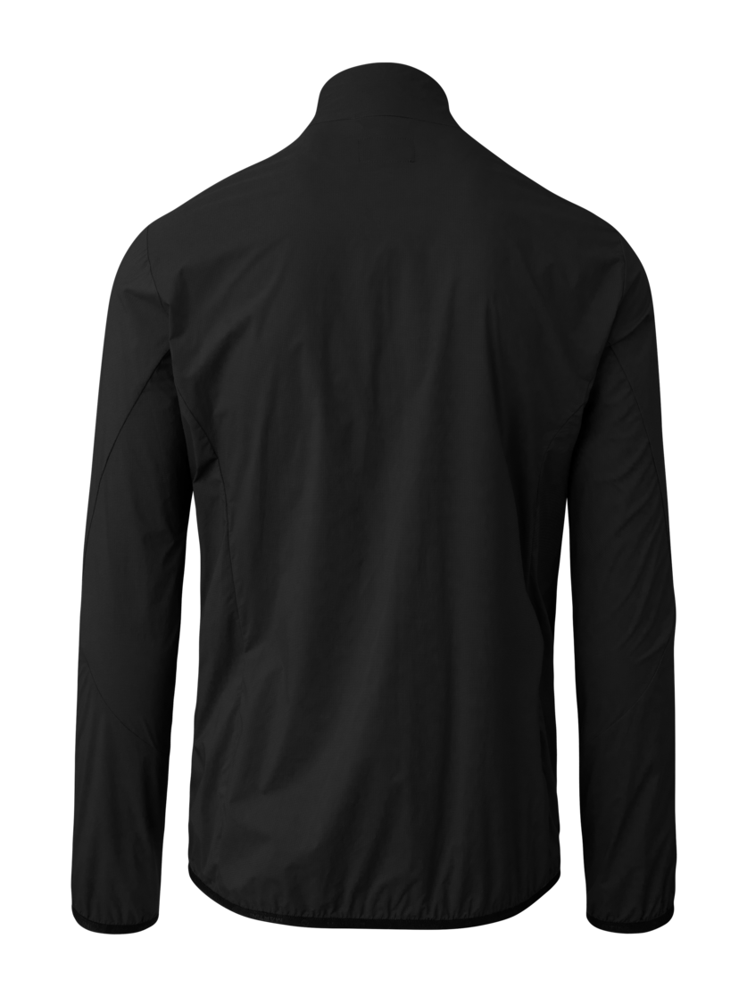 Martini Sportswear - Neverrest Windbreaker Jacket M - Windbreaker jackets in black-white - rear view - Men