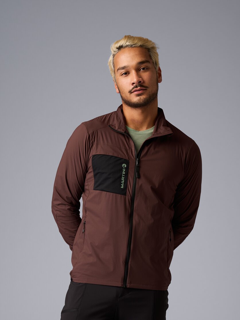 Martini Sportswear - Neverrest Windbreaker Jacket M - Windbreaker Jacken in black-white - Vorderansicht Model - Herren