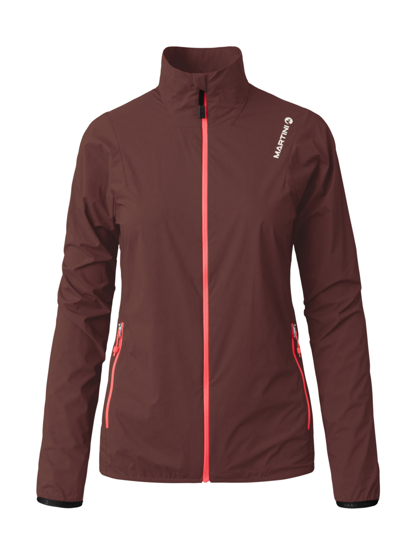 Martini Sportswear - Sunrise Windbreaker Jacket W - Windbreaker jackets in peakan-punch - front view - Women