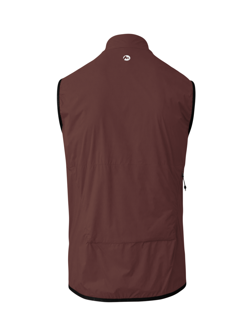 Martini Sportswear - Flowtrail Windbreaker Vest M - Outdoor vests in peakan - rear view - Men