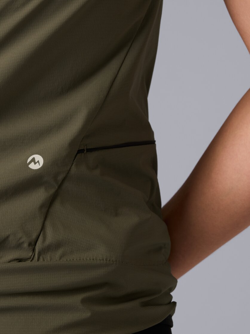 Martini Sportswear - Flowtrail Windbreaker Vest W - Outdoor vests in black - Detail 1 - Women