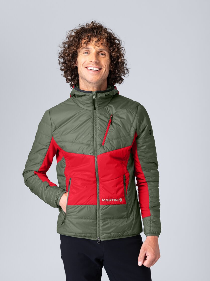 Martini Sportswear - Yalca Padded Jacket Primaloft® M - Primaloft & Gloft Jacken in mosstone-mars - Vorderansicht Model - Herren