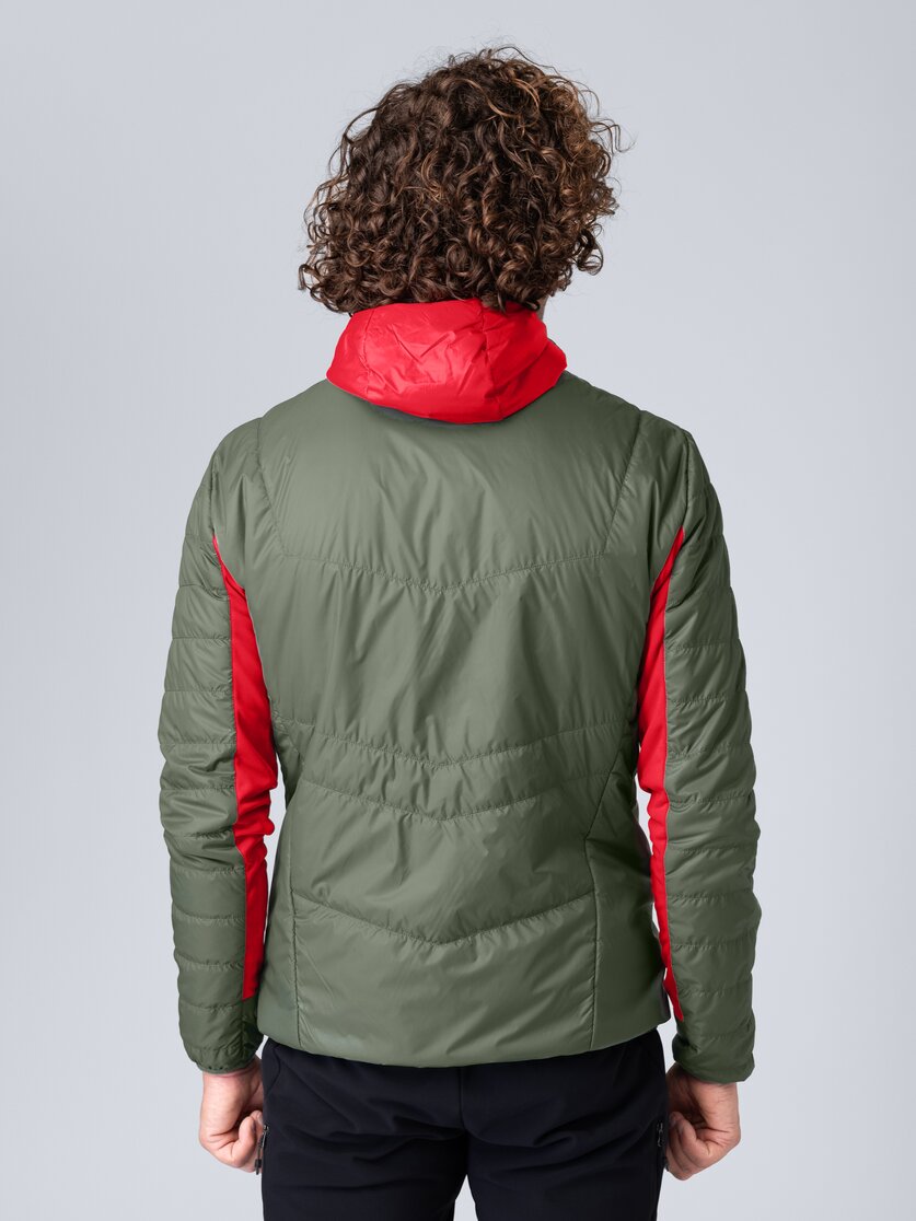 Martini Sportswear - Yalca Padded Jacket Primaloft® M - Primaloft & Gloft Jacken in mosstone-mars - Rückansicht Model - Herren