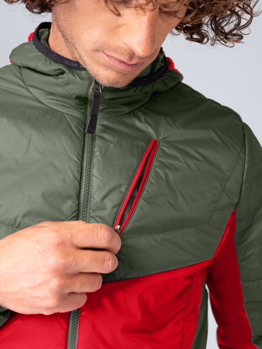 Martini Sportswear - Yalca Padded Jacket Primaloft® M - Primaloft & Gloft Jacken in mosstone-mars - Detail 3 - Herren