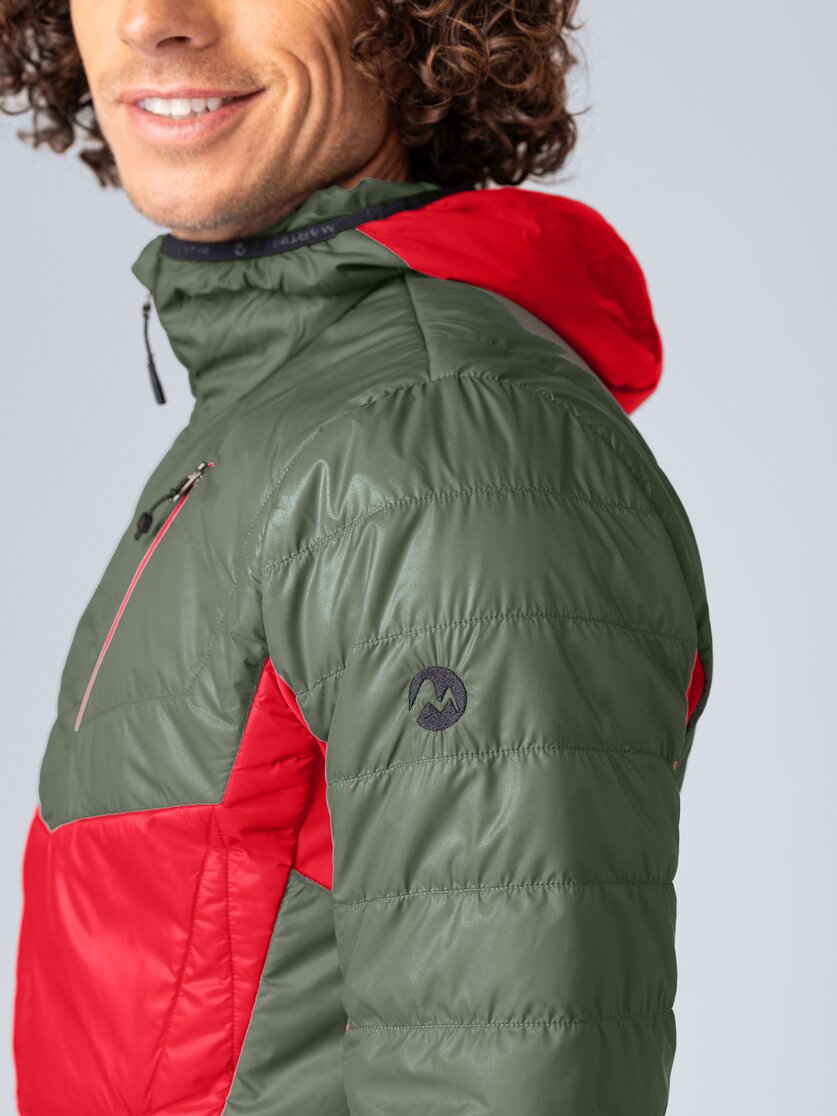 Martini Sportswear - Yalca Padded Jacket Primaloft® M - Primaloft & Gloft Jacken in mosstone-mars - Detail 4 - Herren