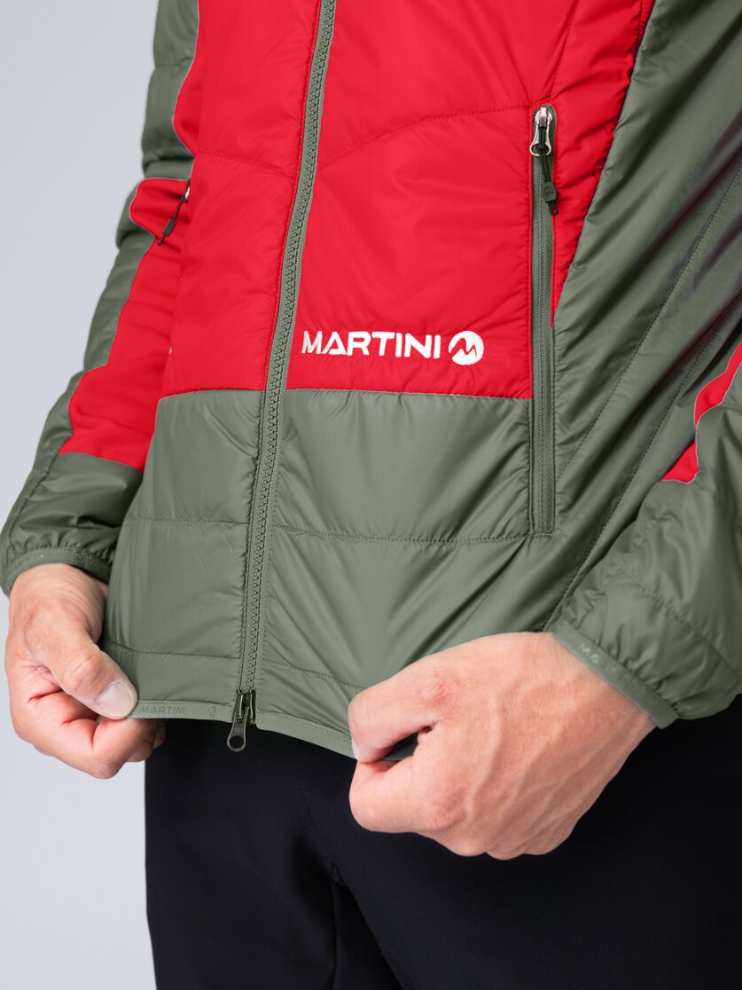 Martini Sportswear - Yalca Padded Jacket Primaloft® M - Primaloft & Gloft Jacken in mosstone-mars - Detail 7 - Herren