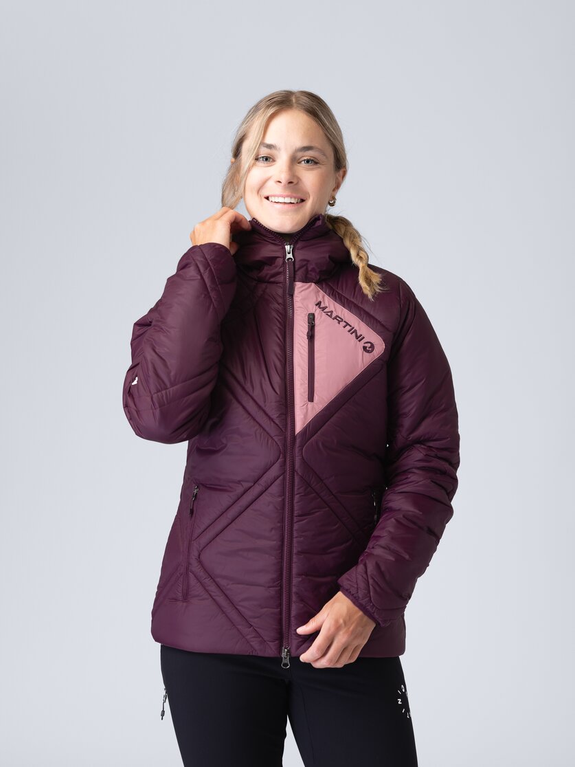 Martini Sportswear - Fullforce Padded Jacket G-LOFT® W - Giacche Primaloft e Gloft in seaport-scooter - vista frontale modello - Donna