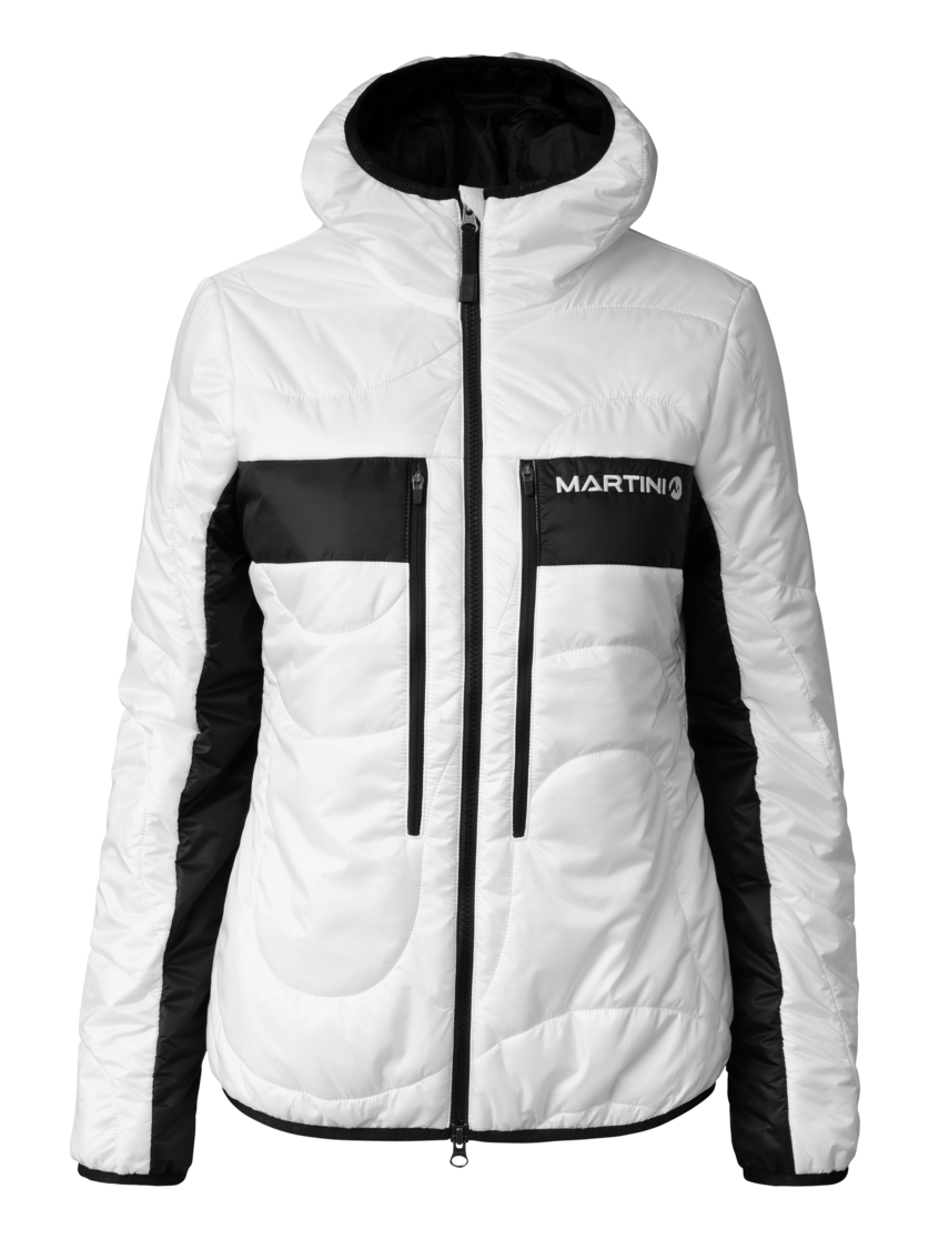 Martini Sportswear - Snowventure Padded Jacket Primaloft® W - Primaloft & Gloft Jacken in white-black - Vorderansicht - Damen
