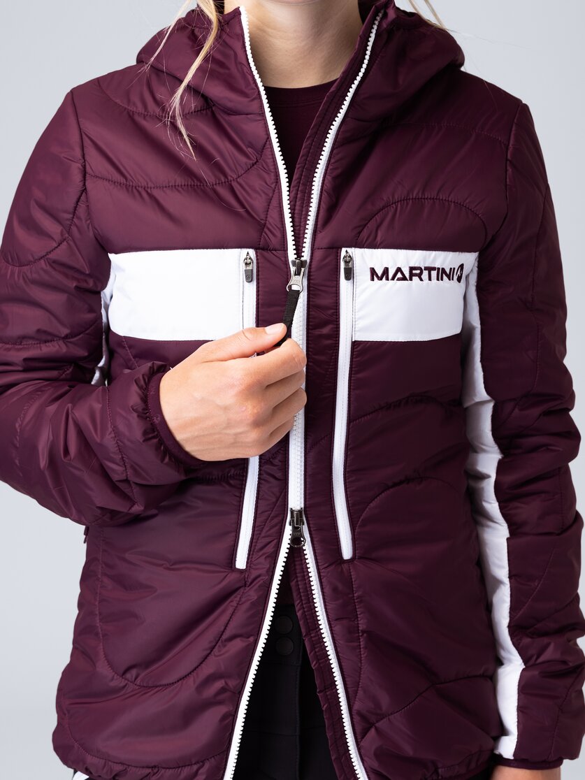 Martini Sportswear - Snowventure Padded Jacket Primaloft® W - Primaloft & Gloft Jacken in seaport-white - Detail 1 - Damen