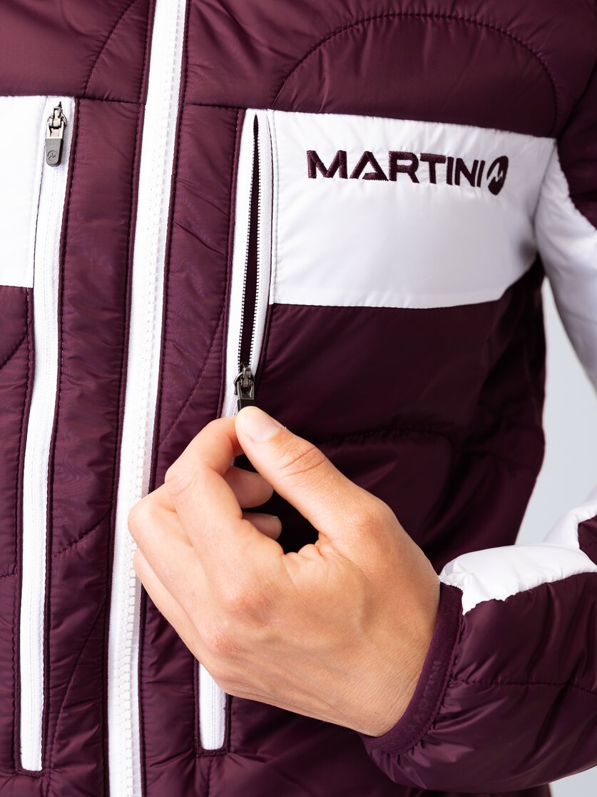 Martini Sportswear - Snowventure Padded Jacket Primaloft® W - Primaloft & Gloft Jacken in seaport-white - Detail 2 - Damen