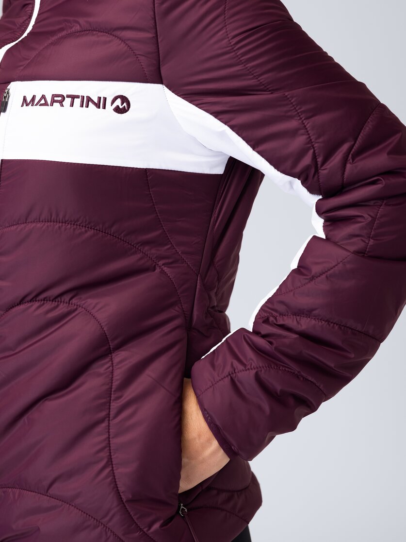 Martini Sportswear - Snowventure Padded Jacket Primaloft® W - Primaloft & Gloft Jacken in seaport-white - Detail 3 - Damen