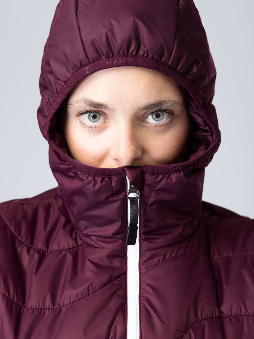 Martini Sportswear - Snowventure Padded Jacket Primaloft® W - Primaloft & Gloft Jacken in seaport-white - Detail 6 - Damen