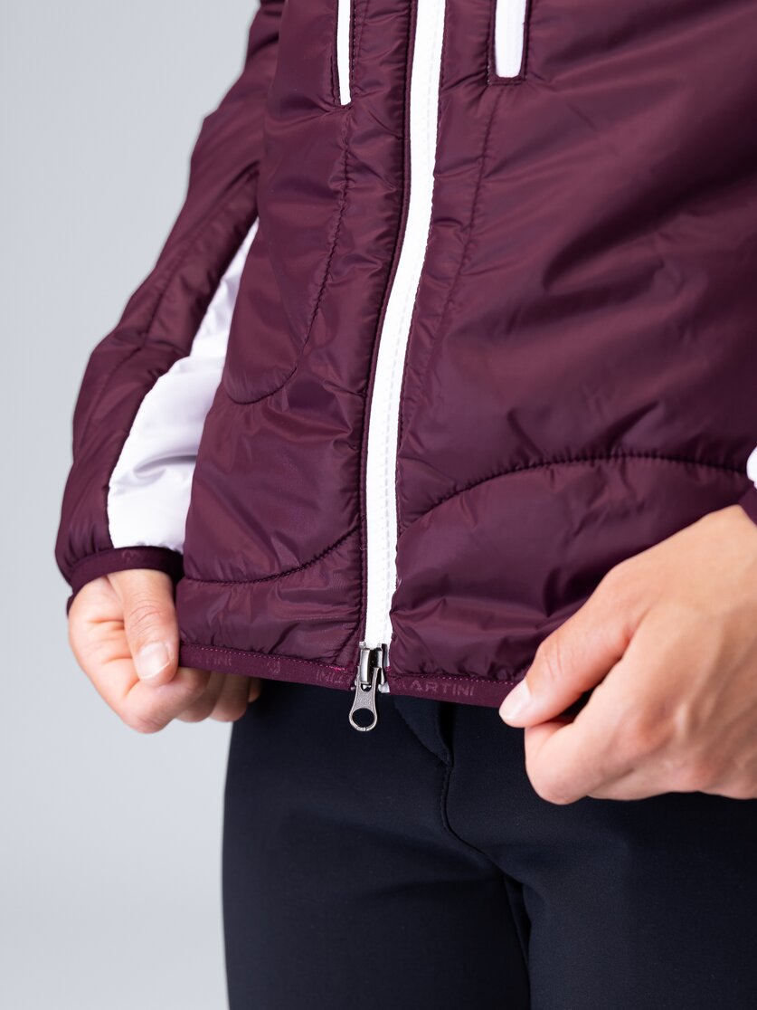 Martini Sportswear - Snowventure Padded Jacket Primaloft® W - Primaloft & Gloft Jacken in seaport-white - Detail 8 - Damen