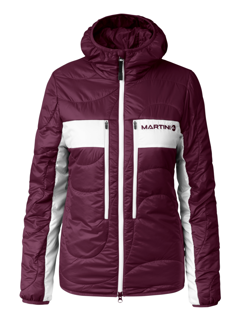 Martini Sportswear - Snowventure Padded Jacket Primaloft® W - Primaloft & Gloft Jacken in fairy tale-white - Vorderansicht - Damen