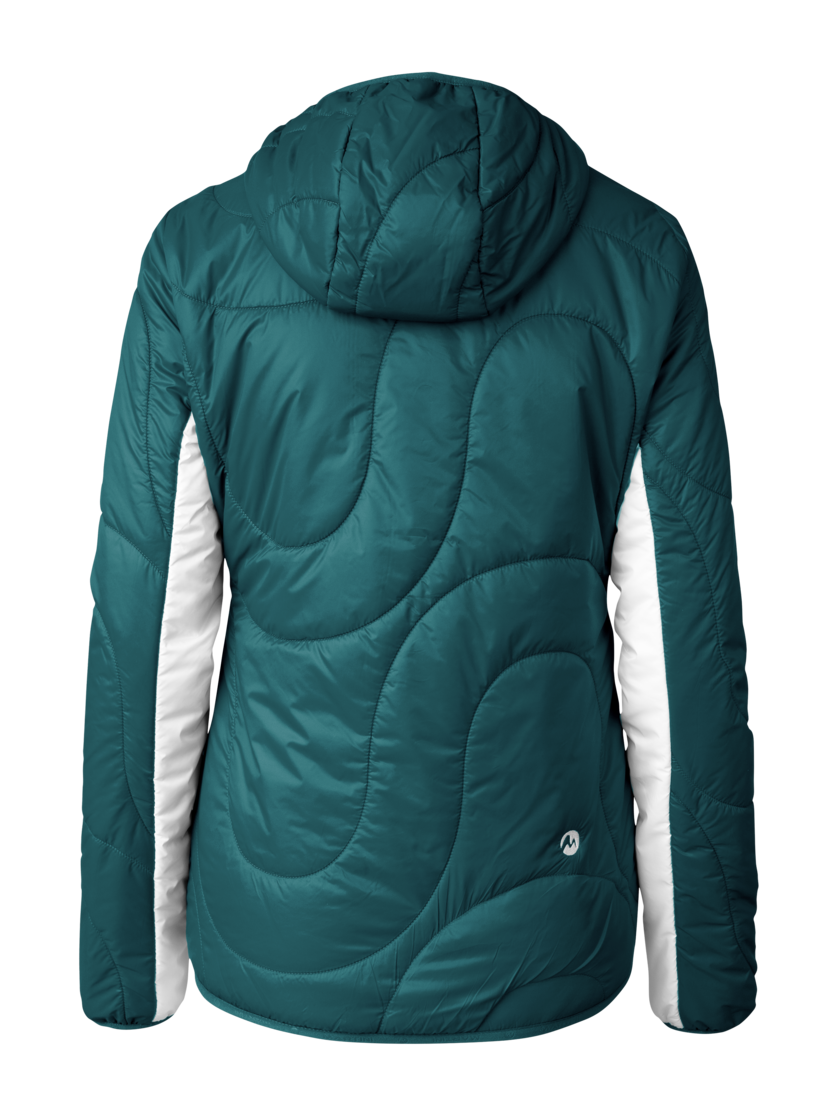 Martini Sportswear - Snowventure Padded Jacket Primaloft® W - Primaloft & Gloft Jacken in seaport-white - Rückansicht - Damen